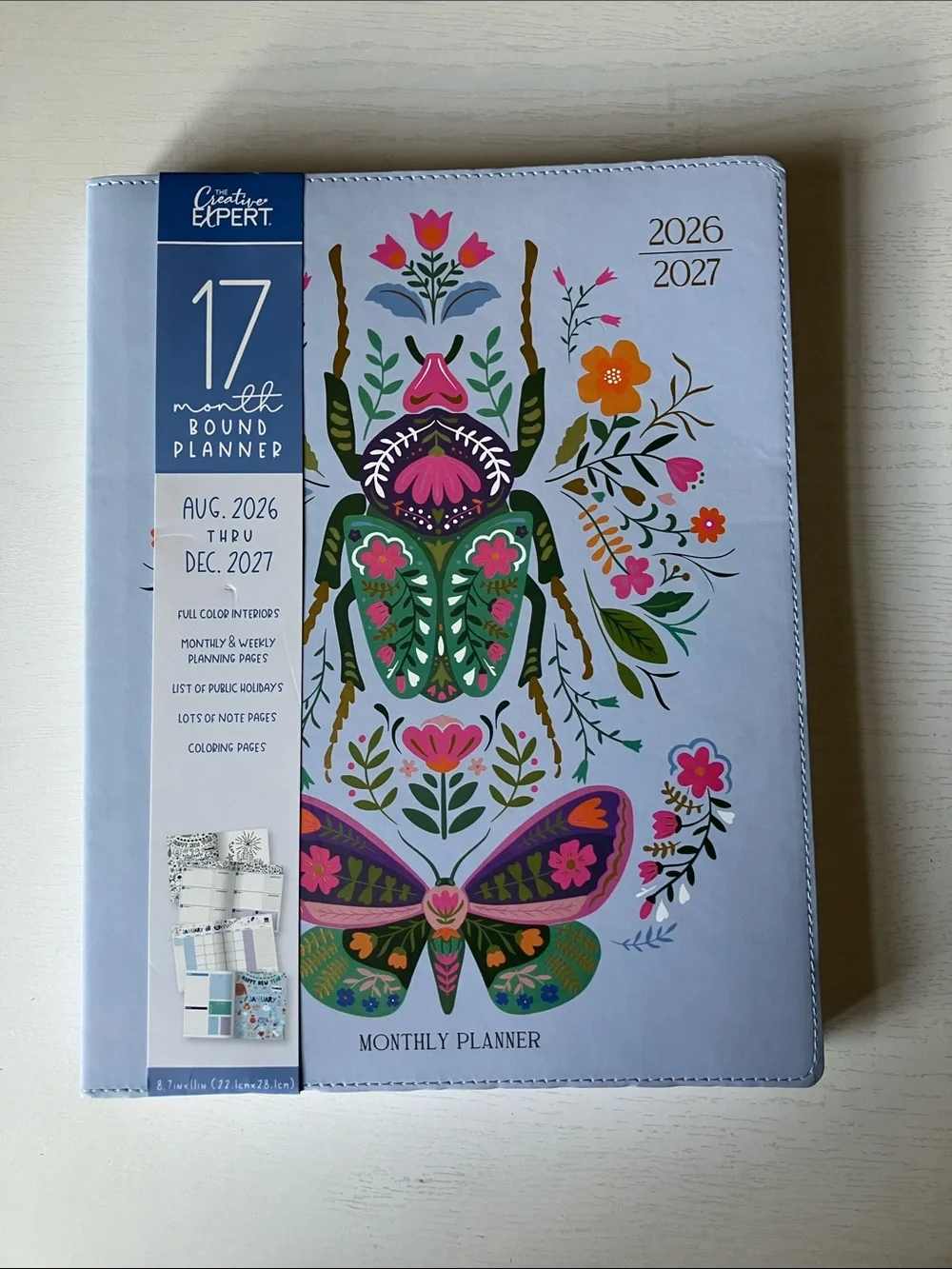 The Creative Expert 17 Month Bound Planner August 2026 - December 2027 (NWT)